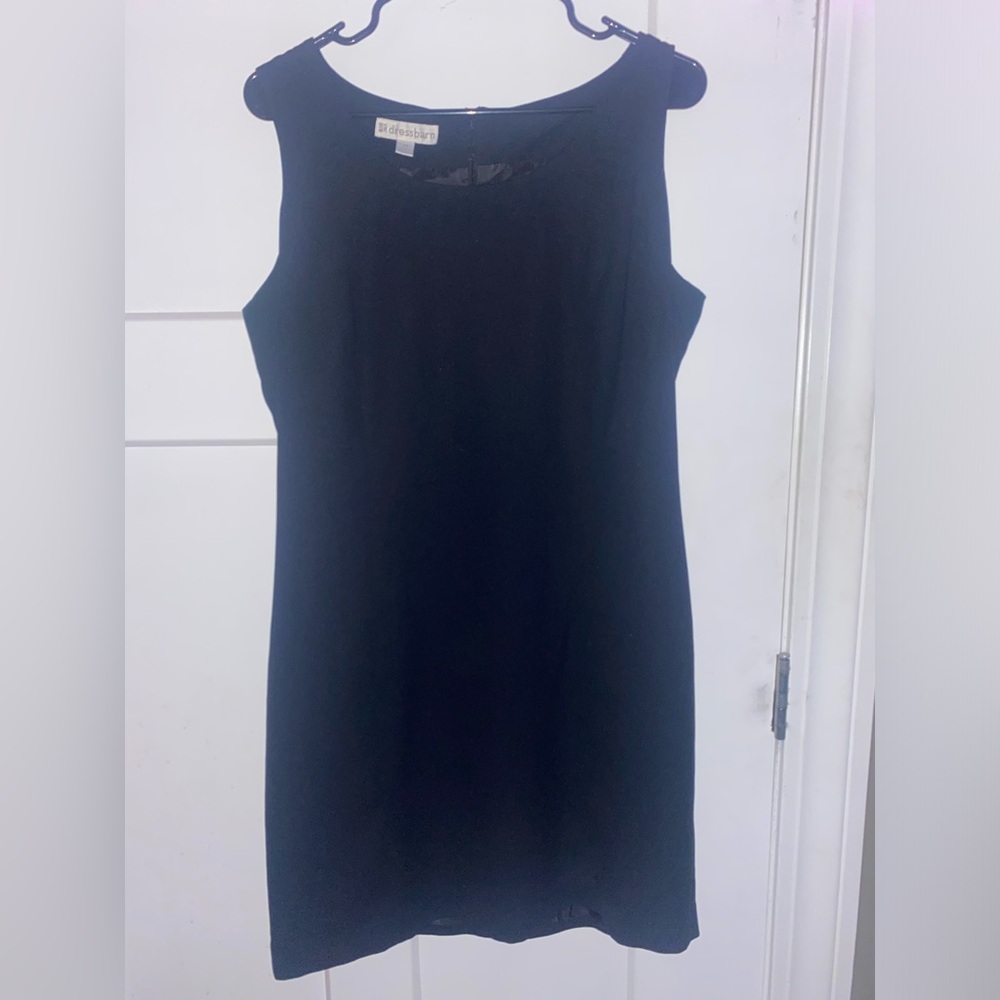 Dress Barn mid length black dress